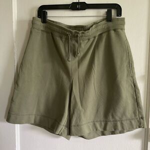 Lands' End Mens Sage Green Cotton Lounge Shorts Size MD